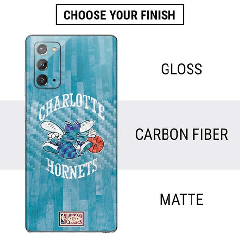 NBA Charlotte Hornets Hardwood Classics Galaxy Note20 5G Skin